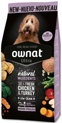 Pienso Perros Ownat Ultra Medium Sterilized 12 kg